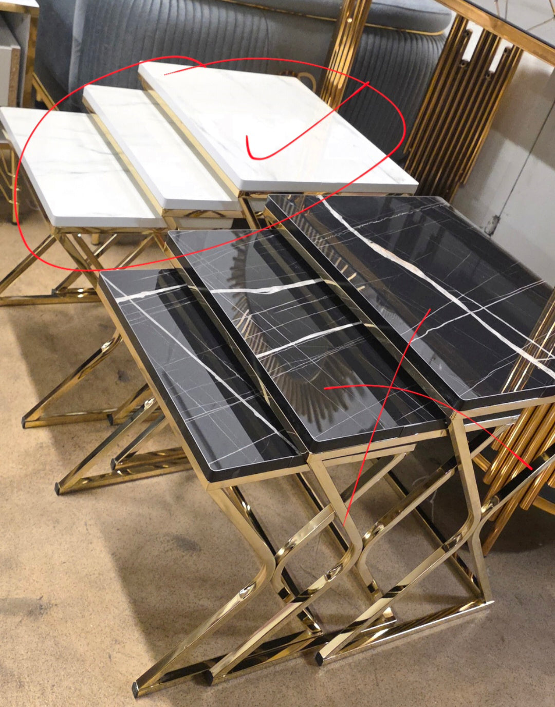Soffbord 3 st